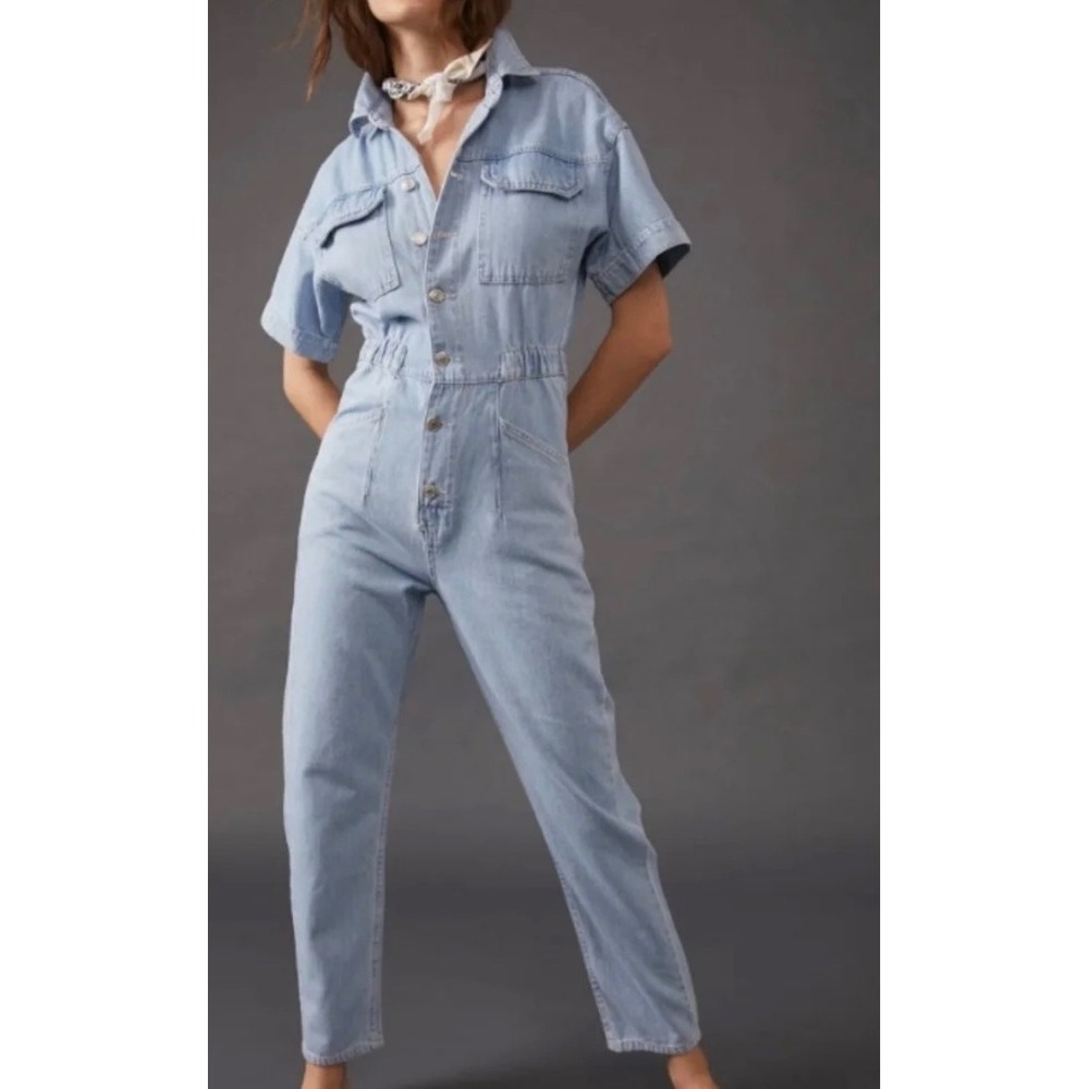 Free People Marci Jumpsuit Size Medium Excellent Condition No Flaws